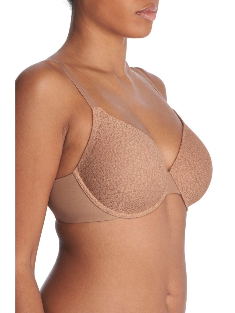 🆕NATORI Comfort Evolution Convertible Underwire Bra 38DD Buff Beige #731337 - Picture 4 of 10
